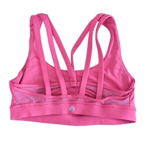 Lululemon Vibrant Pink Strappy Sports Bra